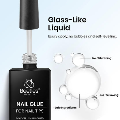 Professional nail results with Beetles 9 in 1 glue