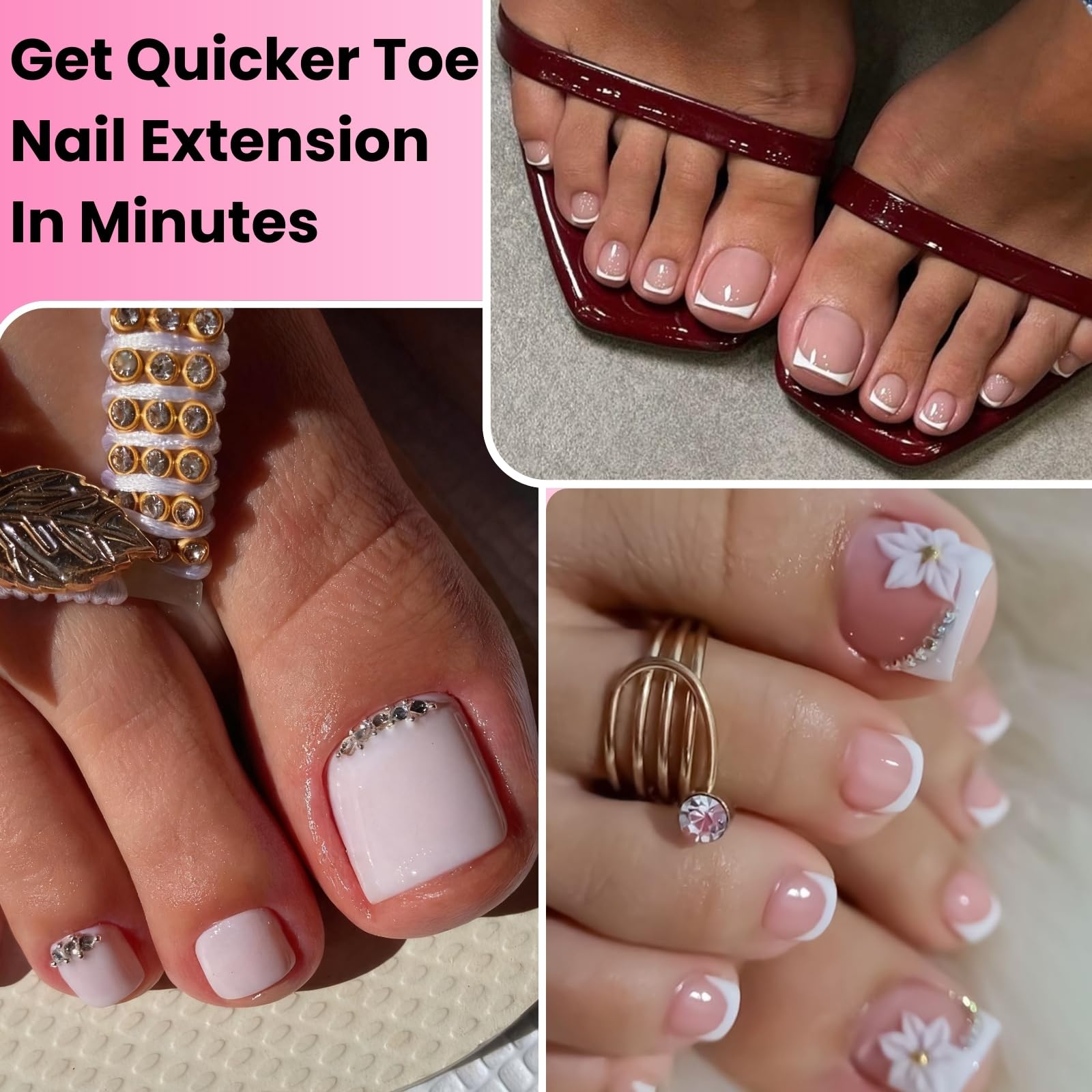 GlimightyX nail extension starter kit with poly gel tubes and slip solution