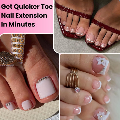 GlimightyX nail extension starter kit with poly gel tubes and slip solution