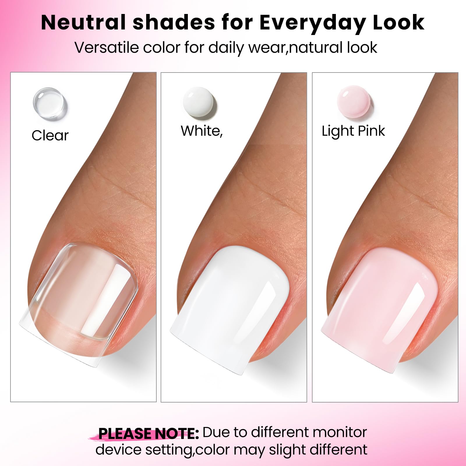 Dual forms and nail brush tool included in GlimightyX kit