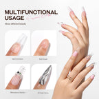 Nail extension application demonstration using paper forms