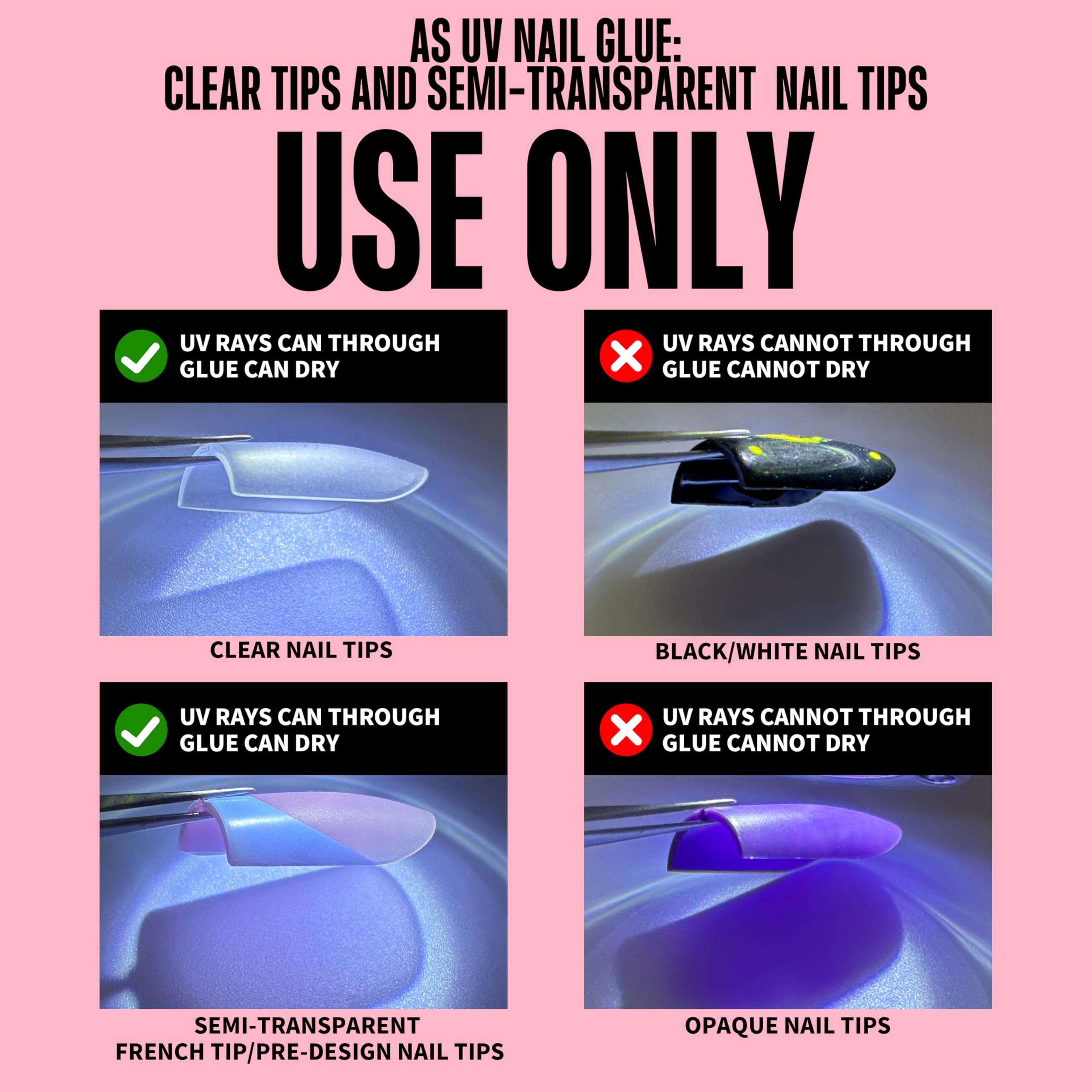 Applying press-on nails with Novo Ovo solid gel