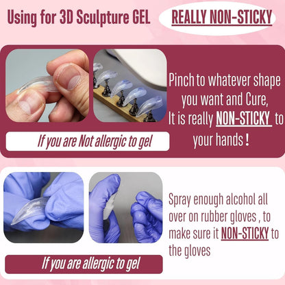 Novo Ovo 3D nail art sculpture example