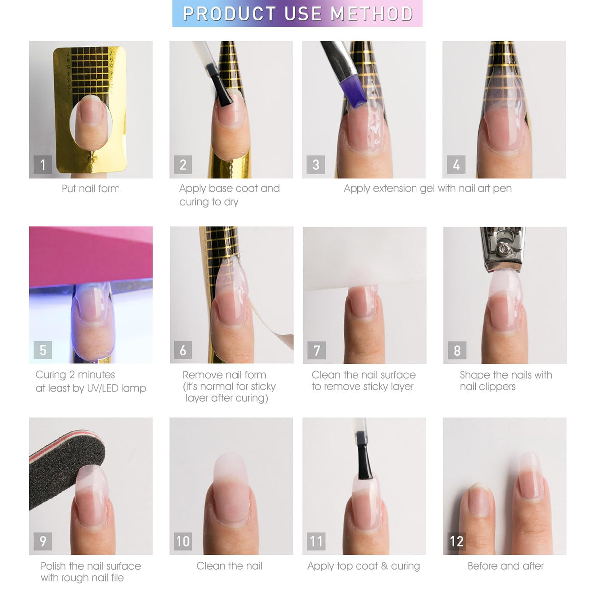 Canni nail strengthener packaging angle shot highlighting fluid ounce size specifications.