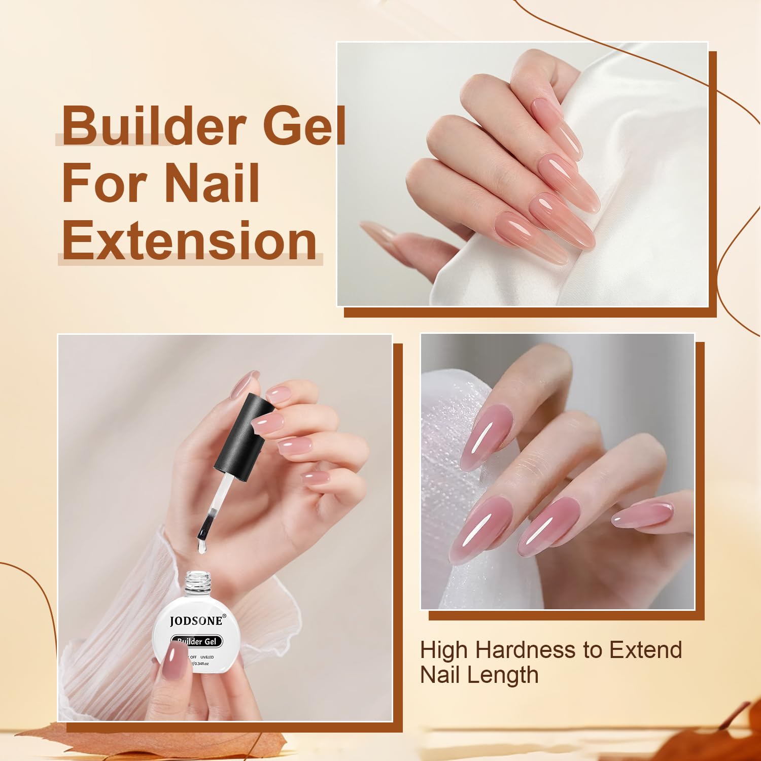 Jewhiteny nail strengthener gel bottle close up