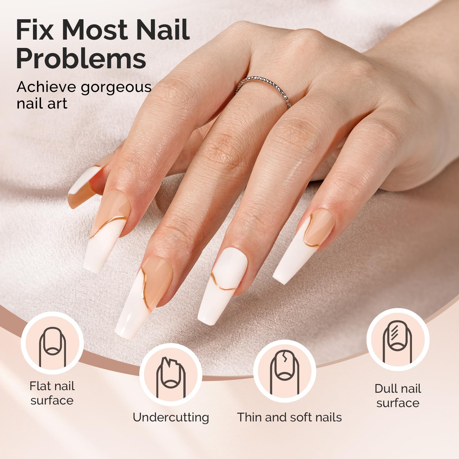 Top view of MelodySusie HEMA-free nail gel bottle