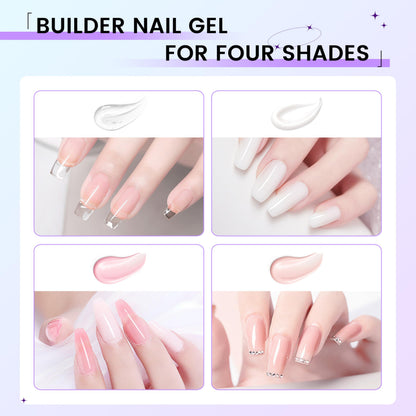 Applying Aoboo sculpting gel for professional nail art