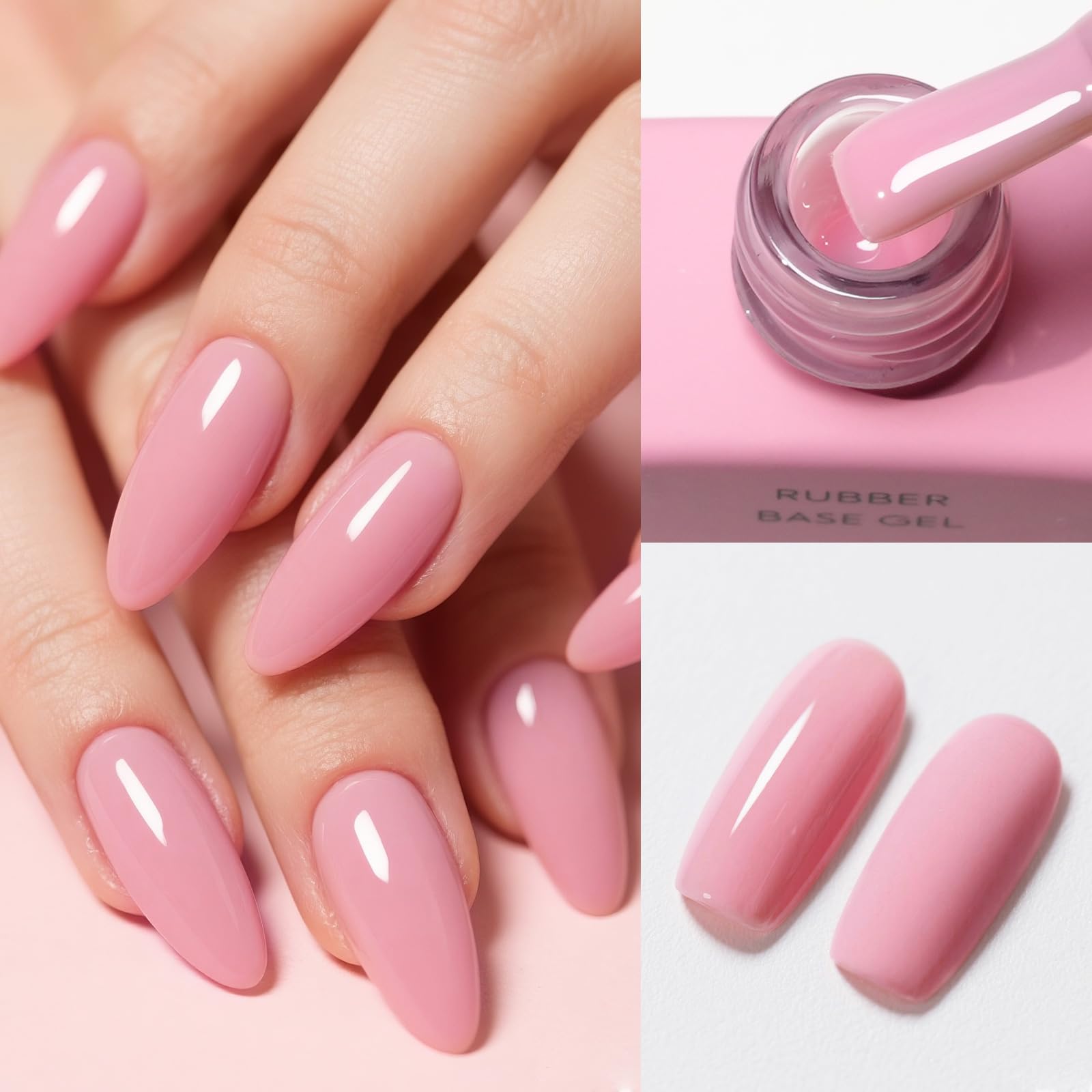Canni 9ml rubber base gel nail strengthening kit