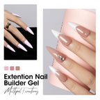 Demonstration of nail extension application using Gellen builder gel