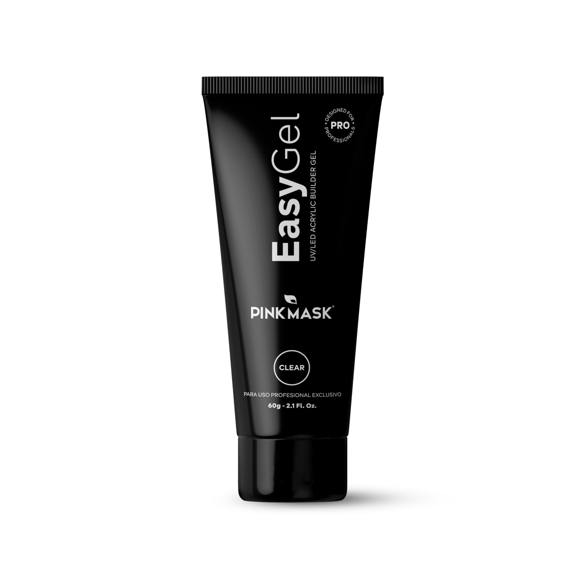 Close up of Pink Mask builder gel application