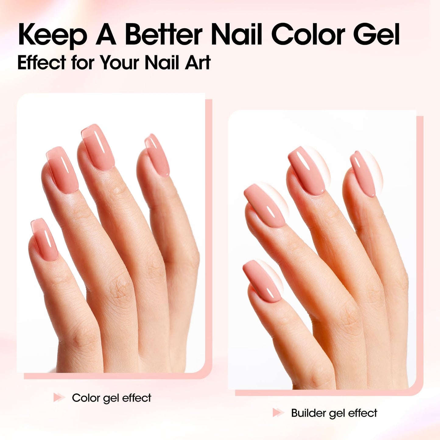 Professional nail extension using Gellen builder gel
