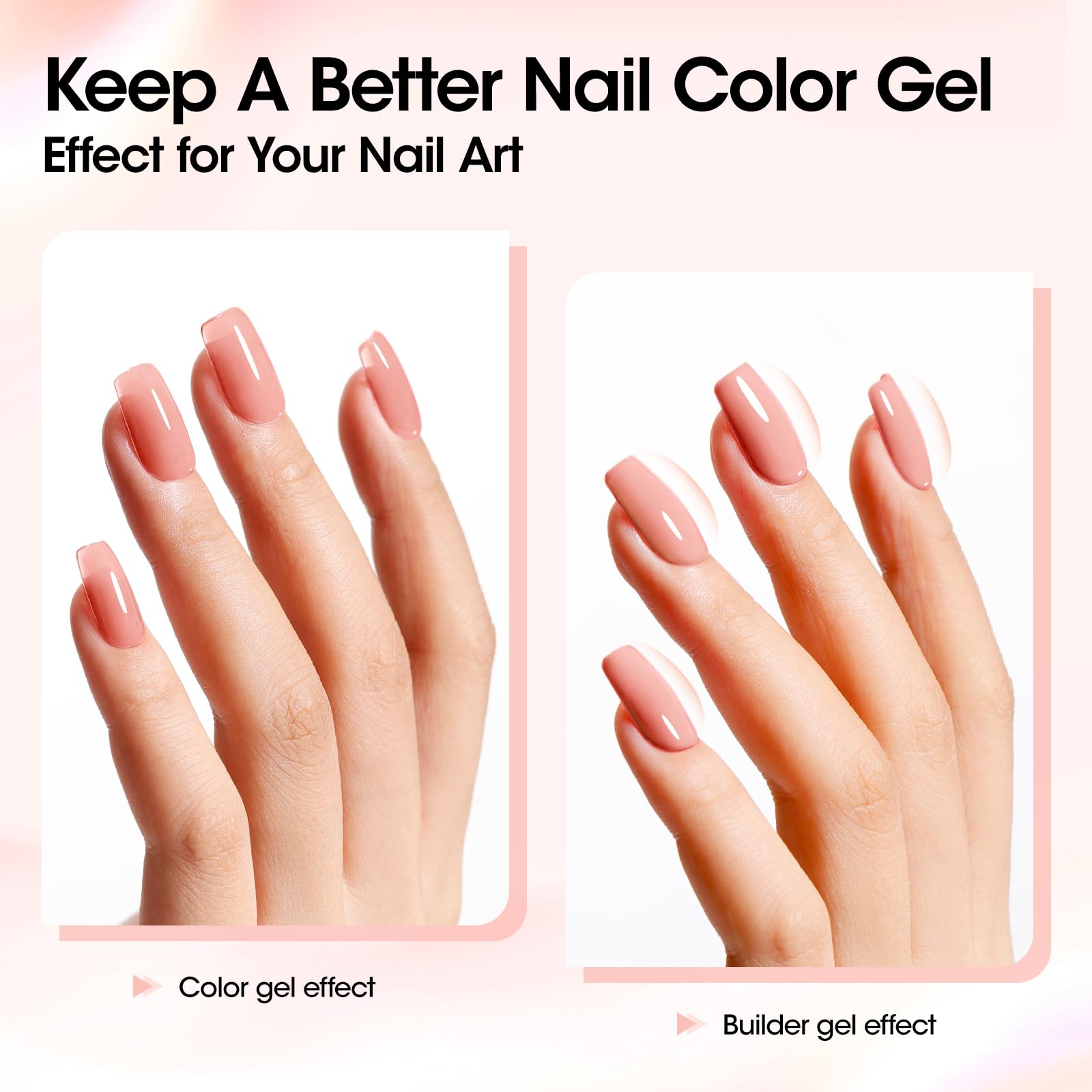 Professional nail extension using Gellen builder gel