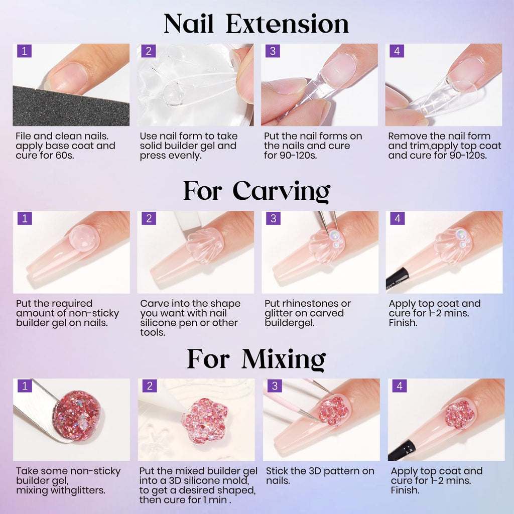 Finished nail art design showcase