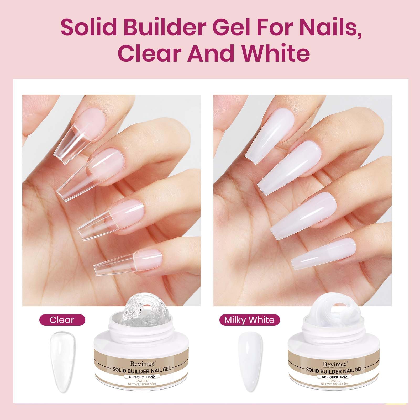Close up of 3D nail art created using Bevimee sculpting gel
