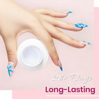 Finished 3D nail art and extensions using Bevimee gel