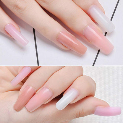 Self-adhesive backing of Yokilly nail extension forms for secure application