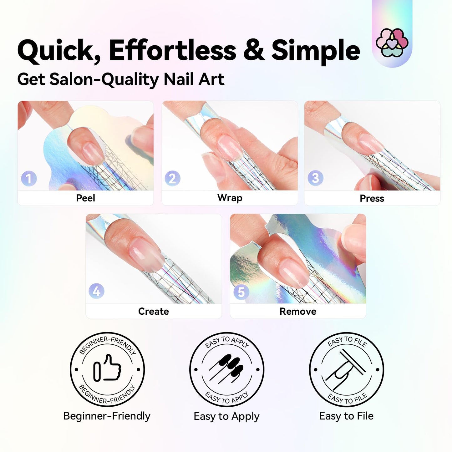Durable Saviland nail forms for acrylic sculpting