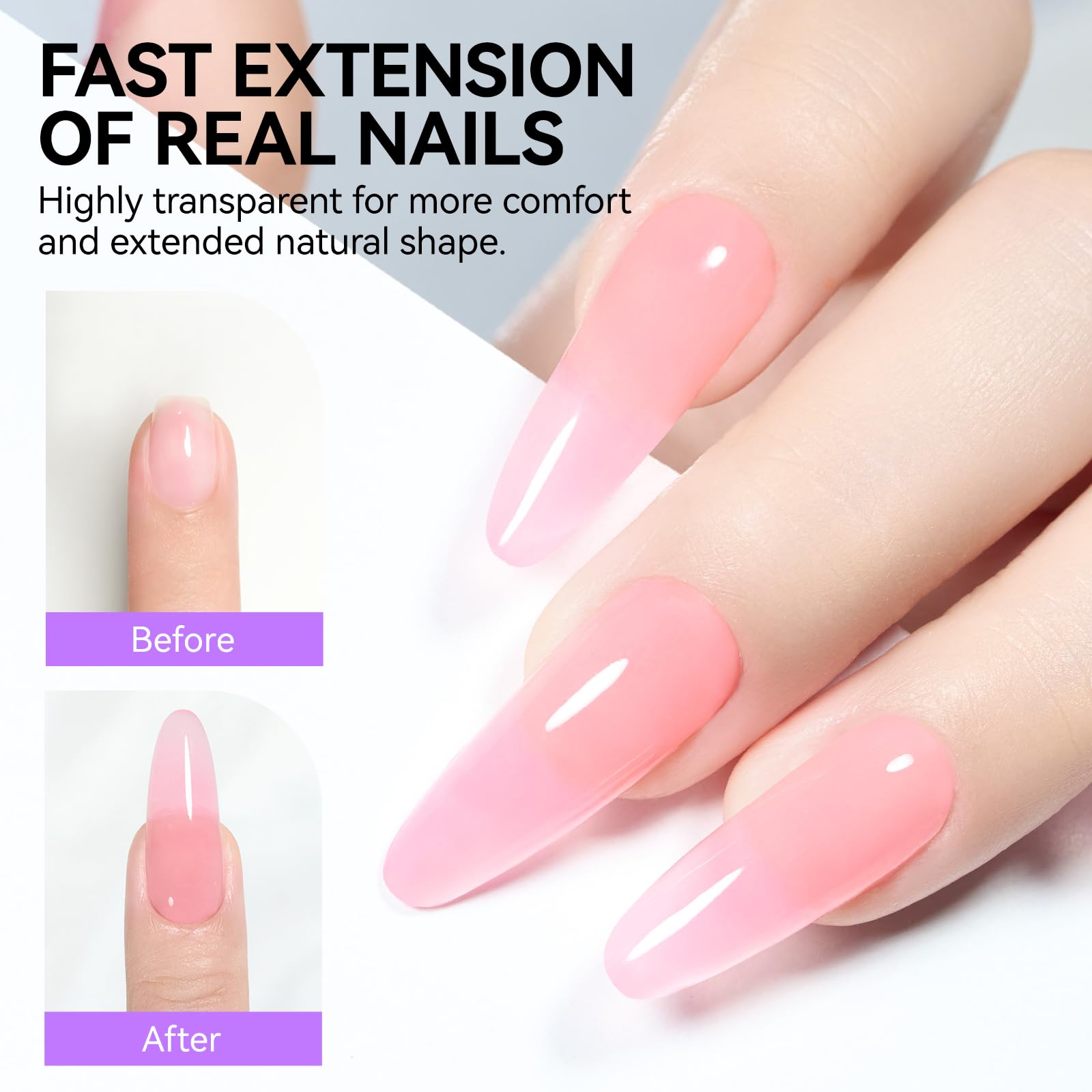 Gelike Ec nail extension forms for professional manicure