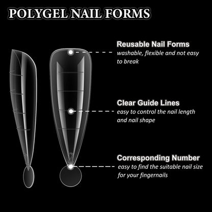 Close up of Sutokaka polygel application tools and slip solution.