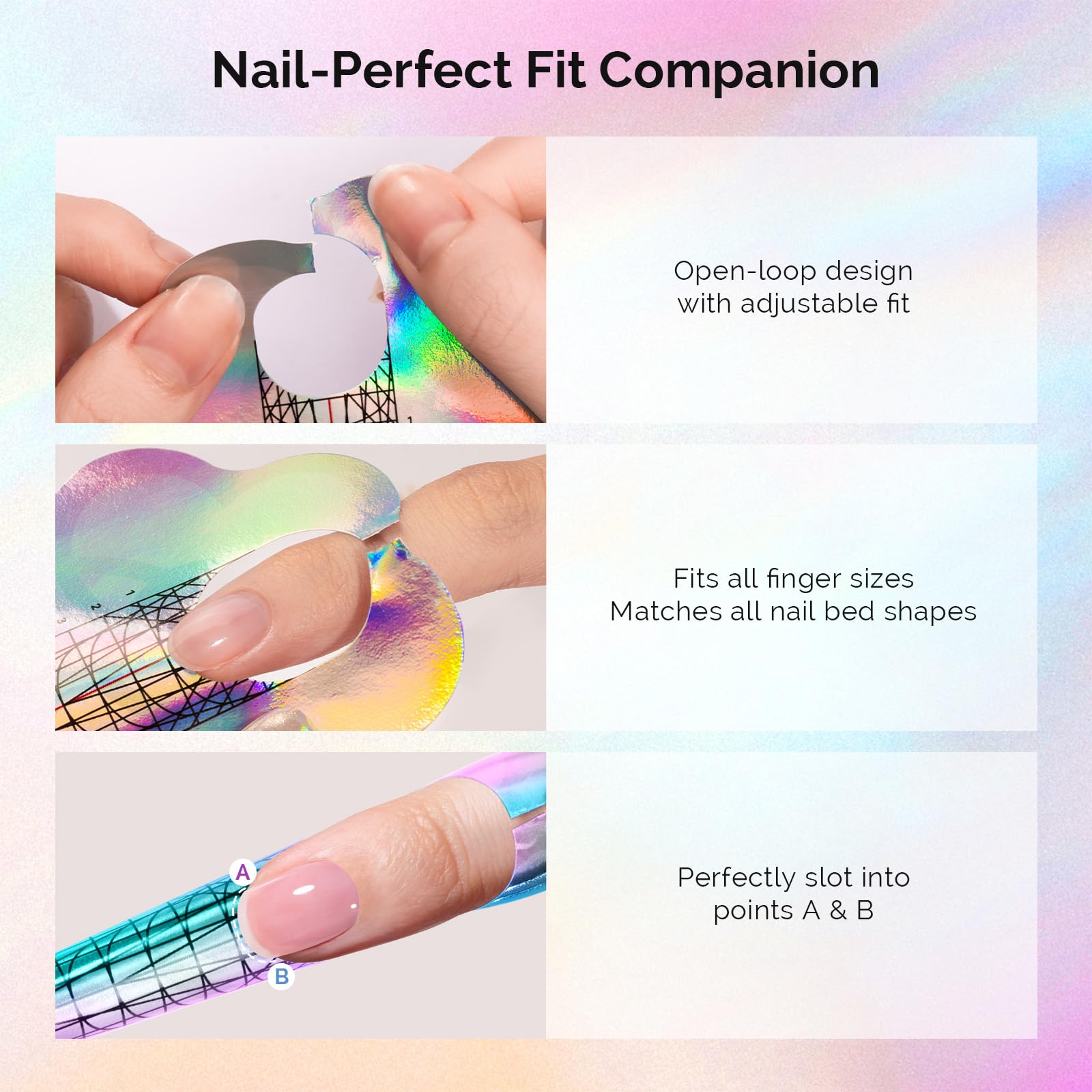 MelodySusie long length nail forms for acrylic and poly gel