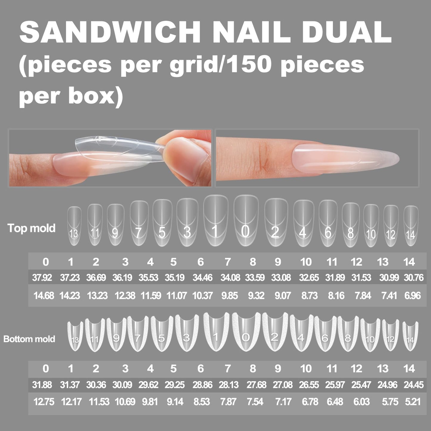 Transparent storage case for Tucepu nail art tools
