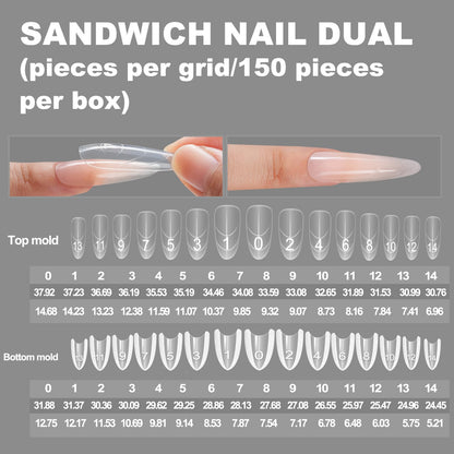Transparent storage case for Tucepu nail art tools