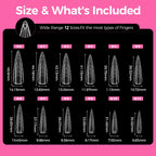 Professional nail technician using GlimightyX almond forms