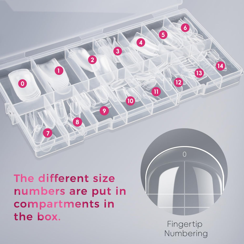 Durable plastic material of Krofaue nail forms