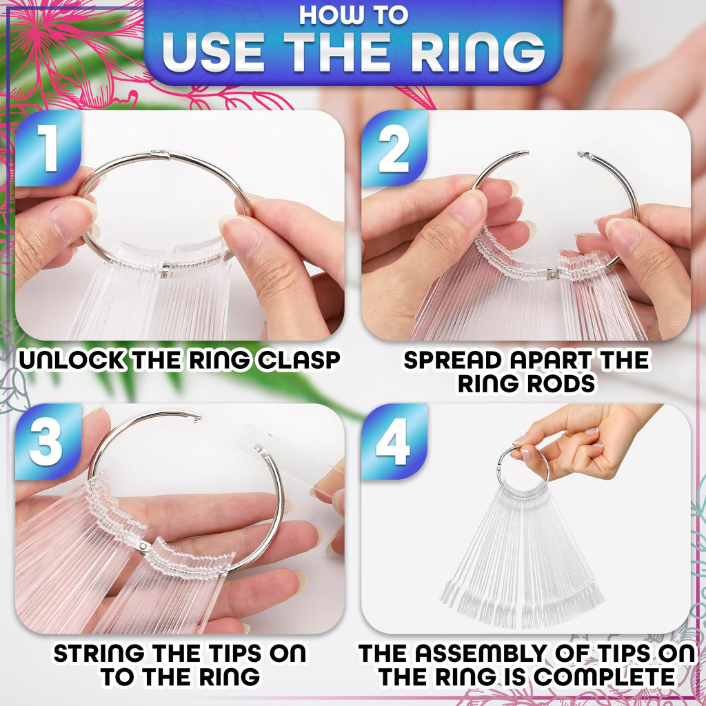 Novsix false nail tips for gel polish cataloging