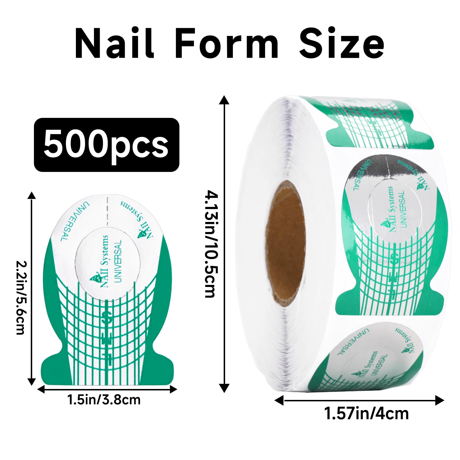G2Plus nail extension guide stickers on a roll