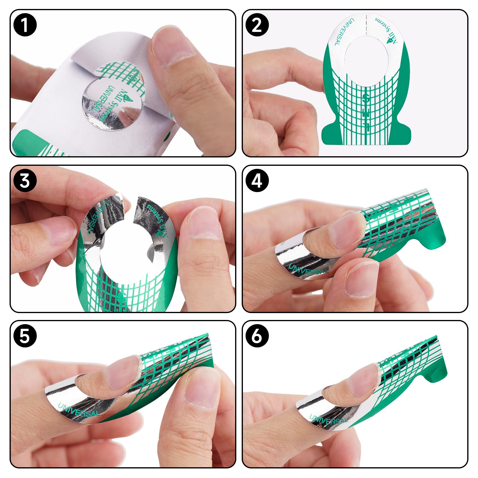 G2Plus gel builder nail forms for DIY salon use