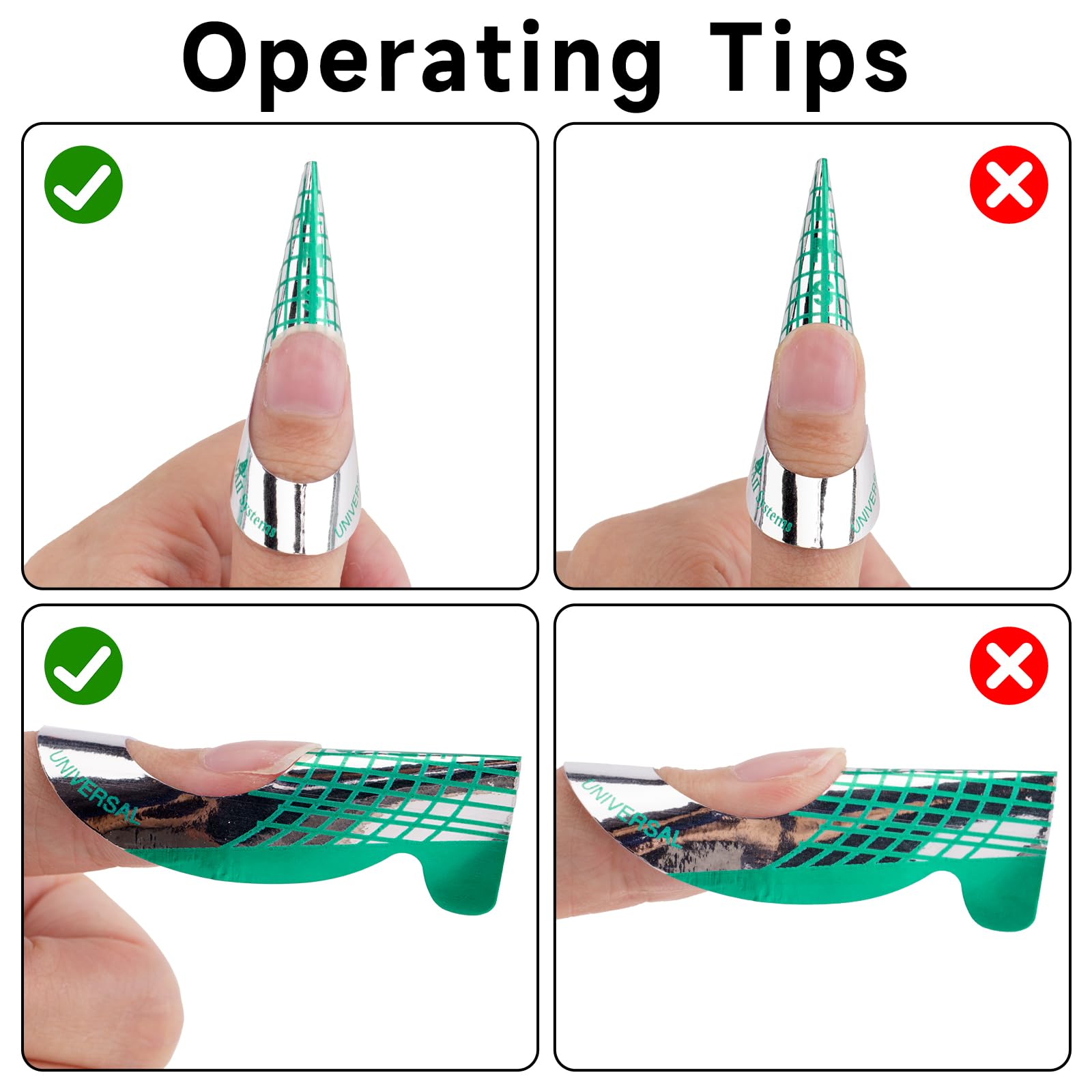 Applying G2Plus nail forms to natural nail