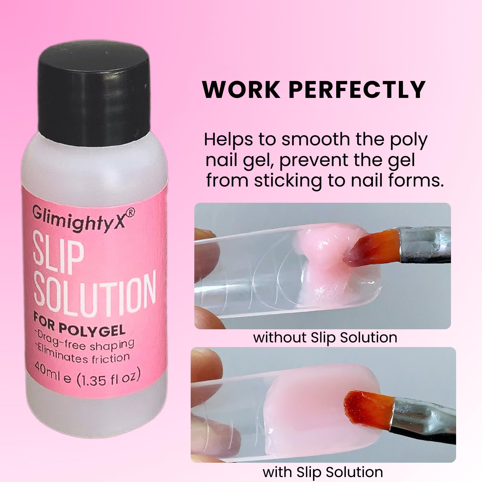 Top down view of GlimightyX nail clips and file tools