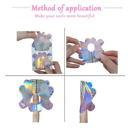 Sample of sculpted nail using BeautyLeader nail form guide