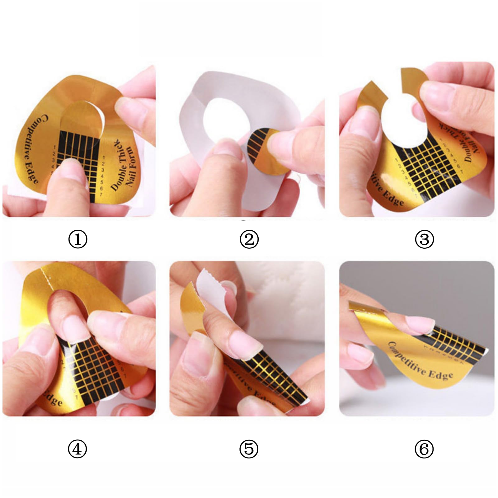 Emigel professional nail sculpting forms for polygel application