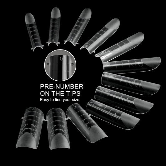 Inpion matte polygel extension molds in storage box
