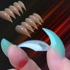 Full cover poly gel extension molds in various sizes