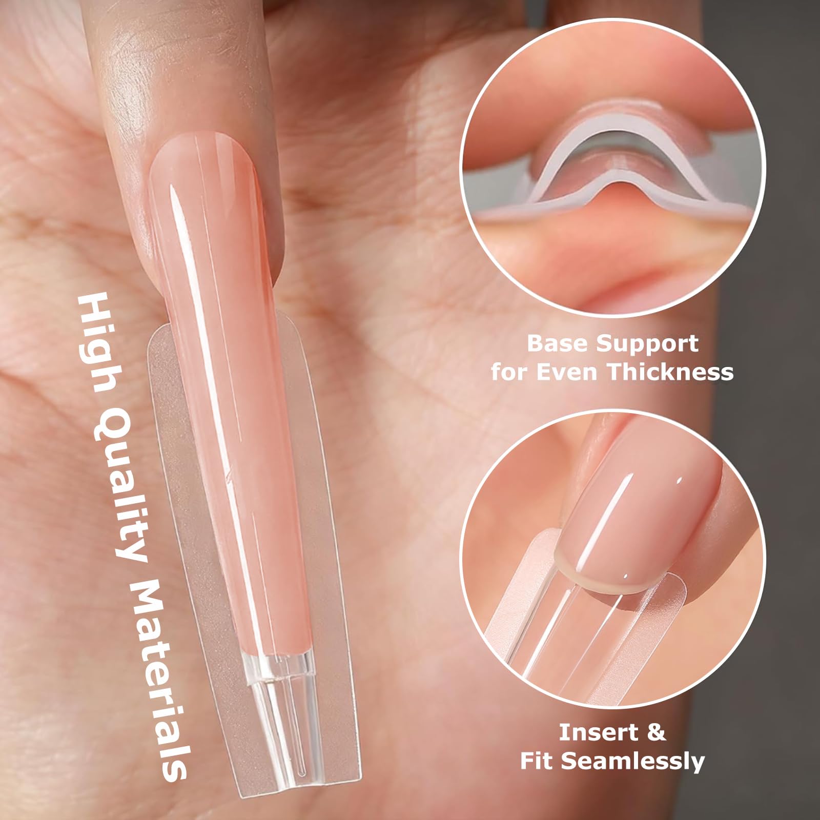 Assorted sizes of Huaqgu reusable nail extension forms