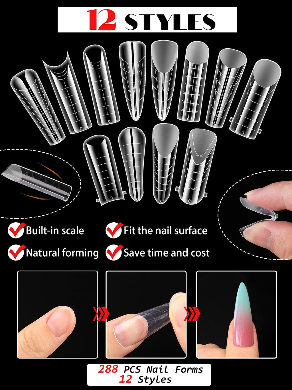 Nail file buffer and application tools set accessories