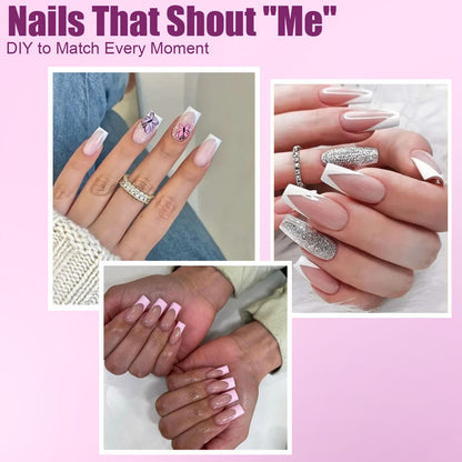 Nail art design process using NMKL38 dual form system