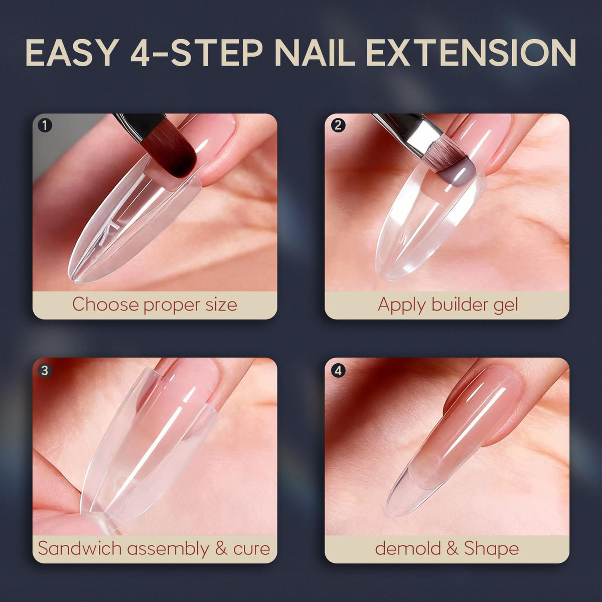 Complete Whaislex nail dual forms kit contents overview