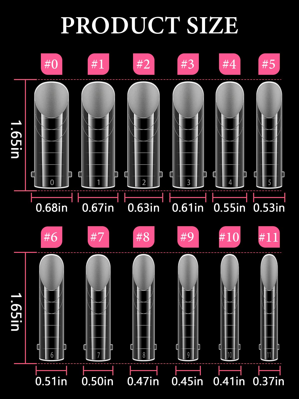 Professional pedicure tool set for nail extensions