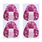 Manicure tool sticker base displayed flat