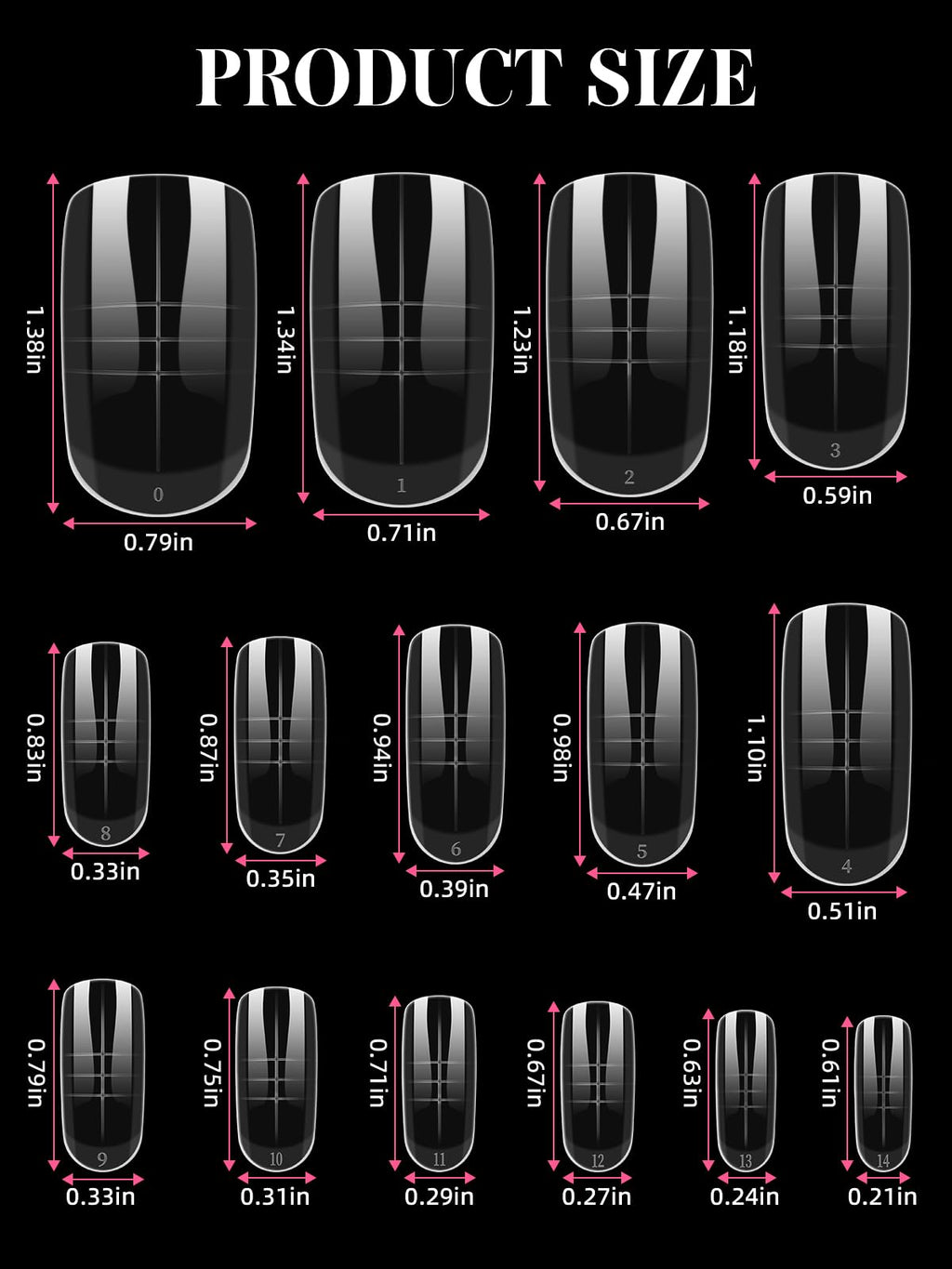 Clear reusable plastic molds for pedicure salon use