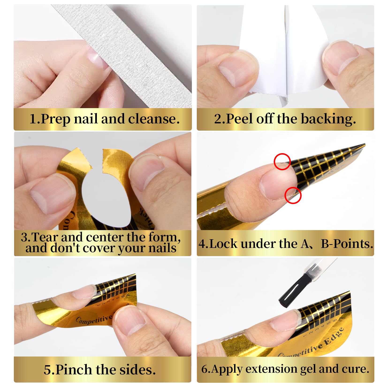 Professional nail technician using Raqeho sculpting forms