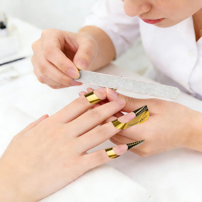 Packaging of Haburn 200 piece nail extension form set