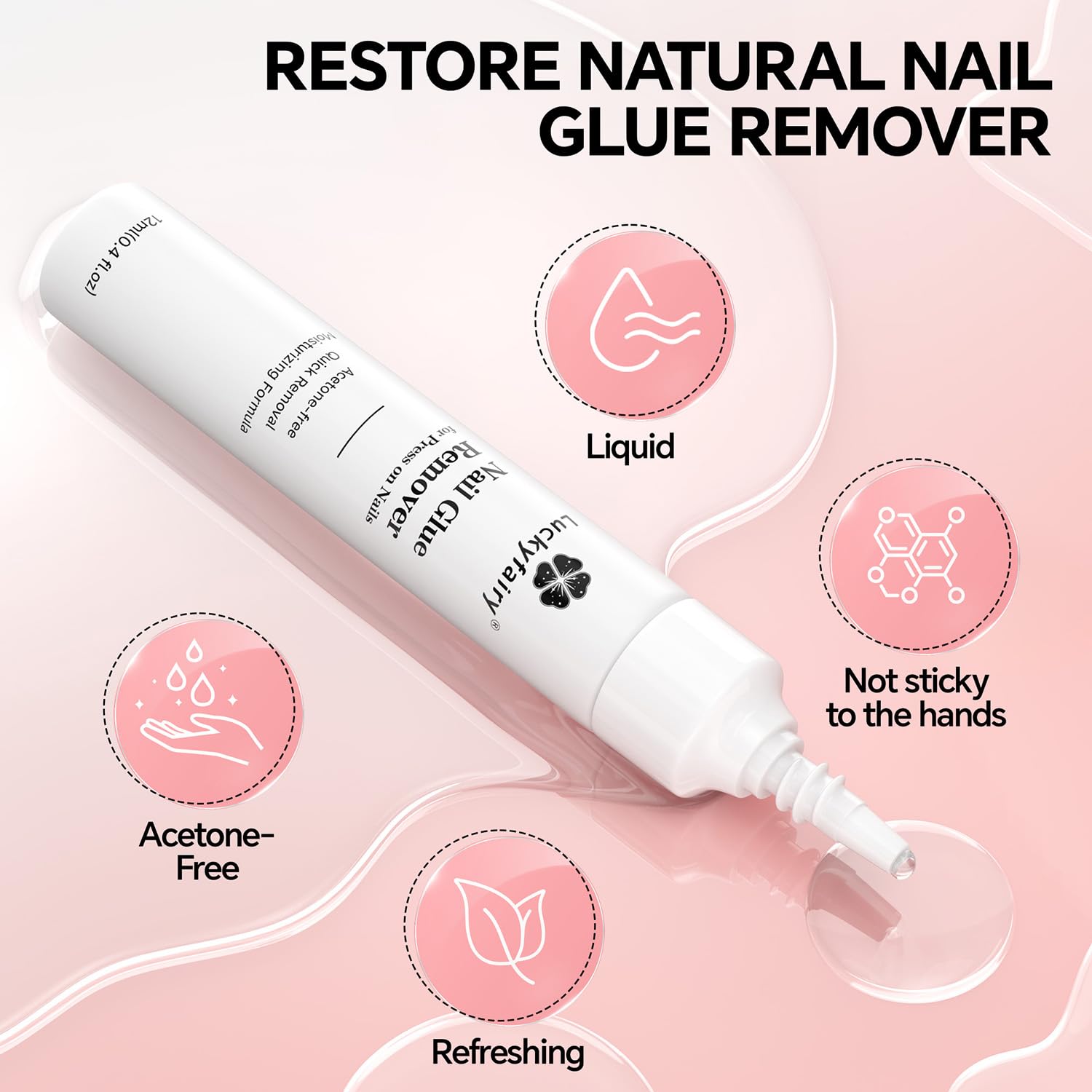 How to apply nail glue remover to press on nails