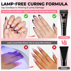 Luckyfairy five piece nail glue set overview