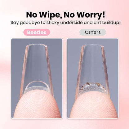 Beetles nail glue application on natural nails