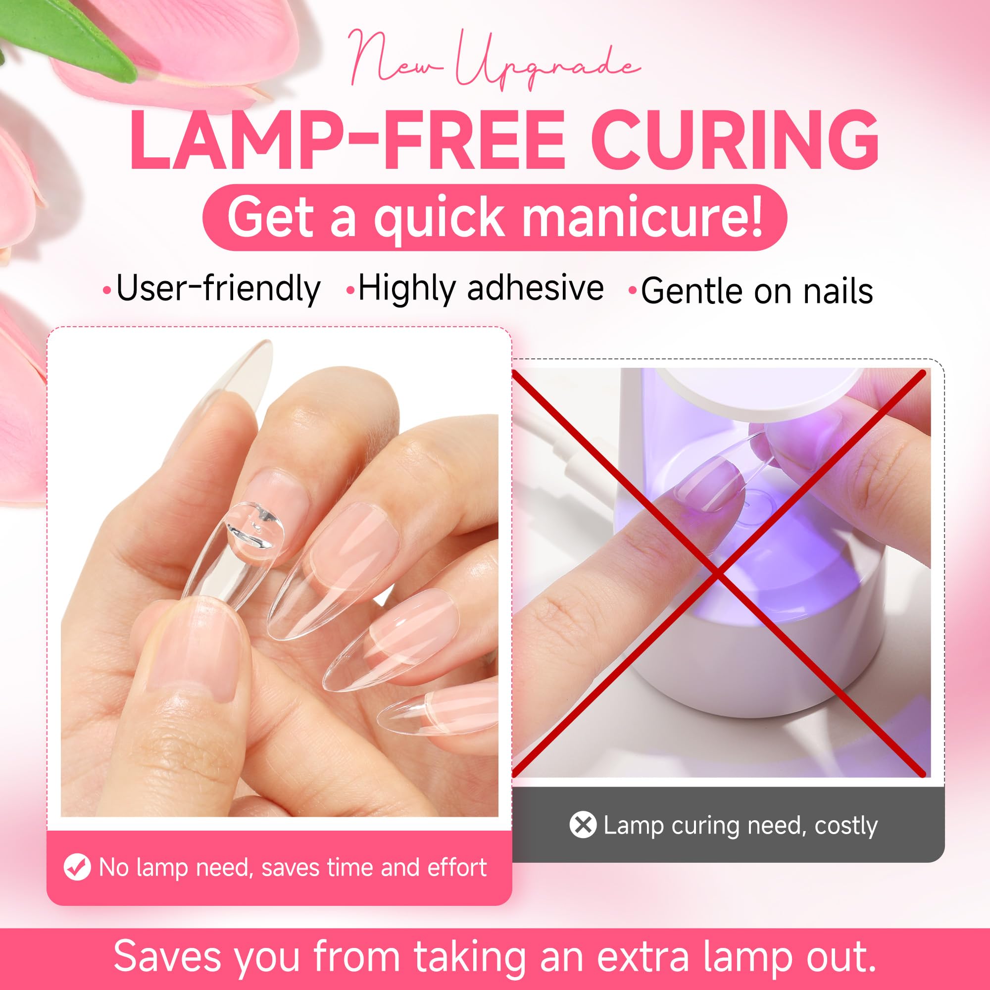 Una Gella nail glue 10ml tube and remover 12ml bottle